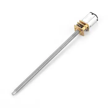 

DC 6/12V Electric Gear Box N20 Gear Box Reduction Motor With Long Output Shaft M4 x 100mm Low Speed Low Noise Gear Motor