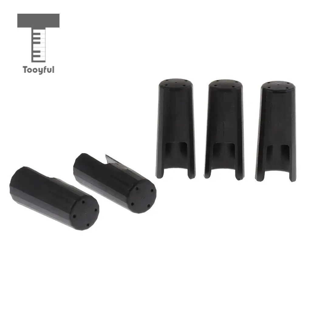 Plastic Saxophone Mouthpiece Cap 5Pcs Sax Protect Cap For Woodwind Instrument Novice Professional Sax Replacement Accessories saxophone accessories