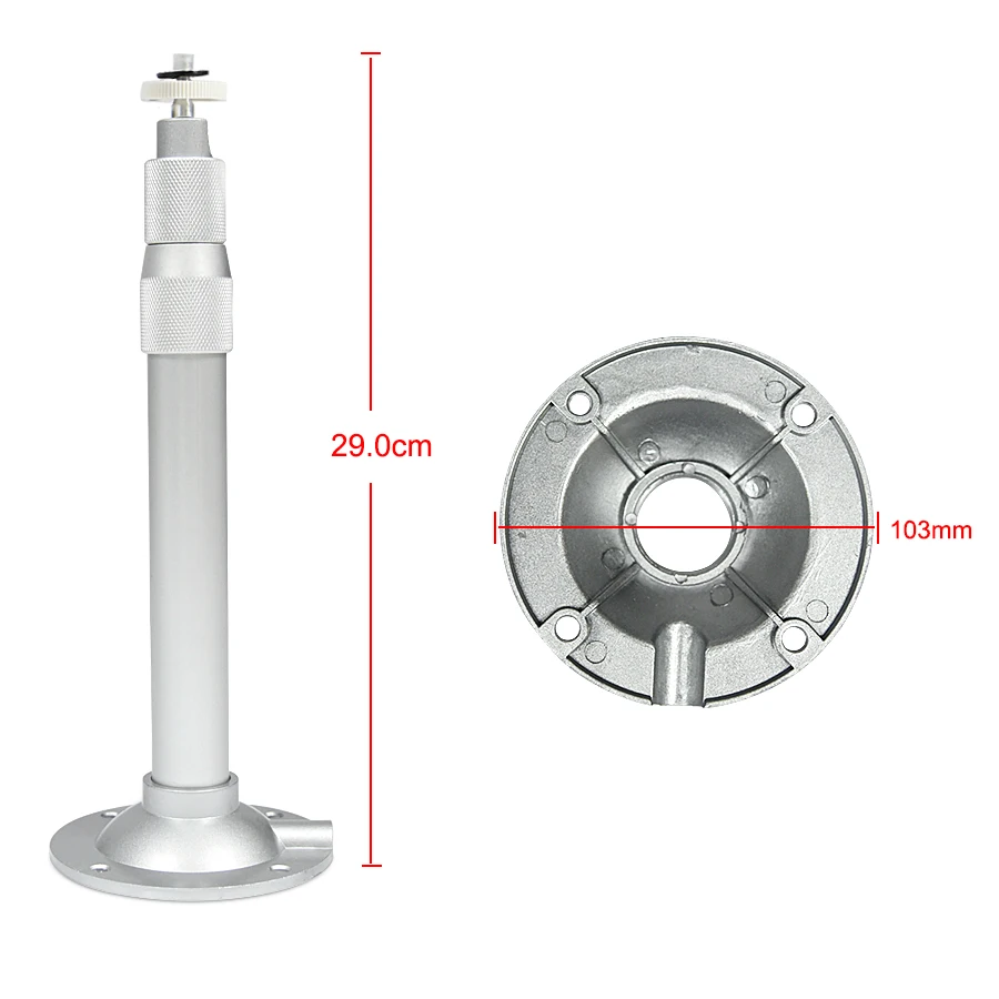 90 градусов Регулируемый проектор аксессуары Высокое качество вешалка потолочное настенное крепление с регулируемой высотой 29-42 см/10 см фиксированное