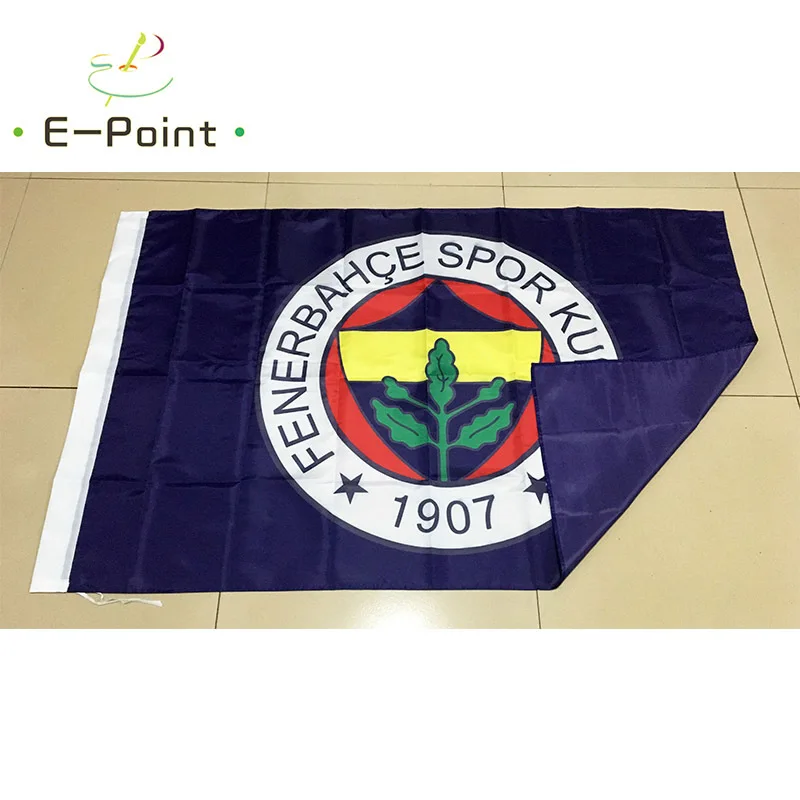 Турецкий Fenerbahce SK 3 фута * 5 футов (96*144 см) размер рождественские украшения для дома