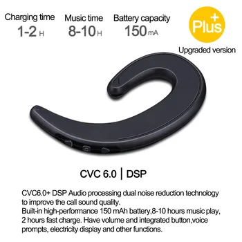 

Wireless Earphones Bone Conduction Earphone Wireless Bluetooth 4.2 Sports Headset Stereo Earphone Sport Earphone