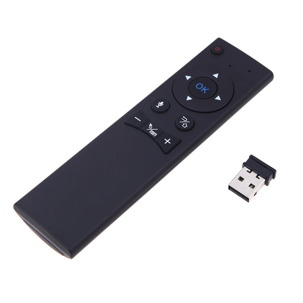 

2.4G Remote Control Wireless Voice USB 2.0 Remote Plug and Play for Smart TV Android TV Box HTPC