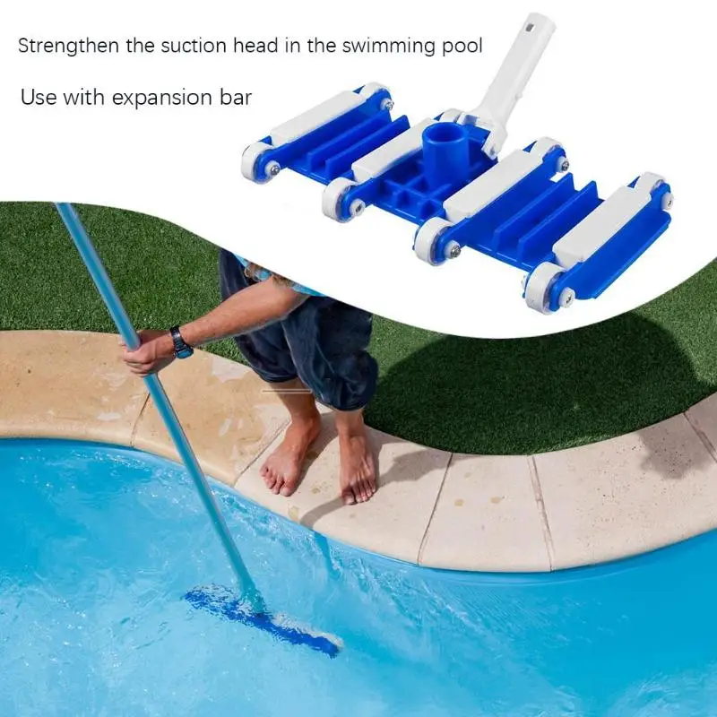 

14 inch Swimming Pool Flexible Vacuum Head with Brush Cleaner Pond Spa Sewage Suction Pool Accessories Underwater Cleaner