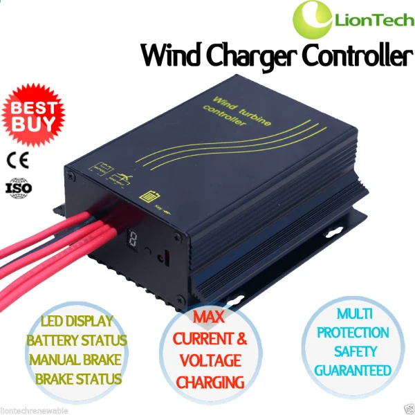

12V 200/300/400W Wind T urbine Controller Wind Battery Charge Controller Regulator Wind Turbines