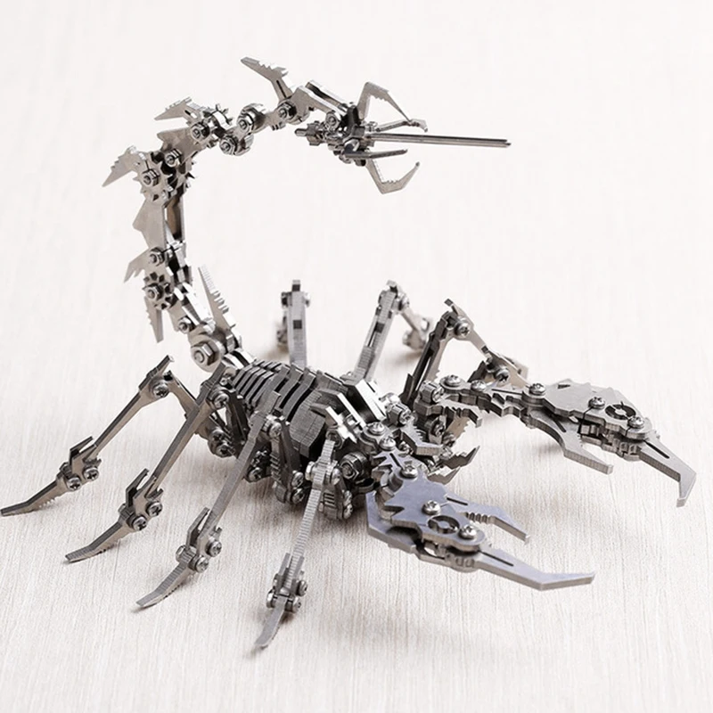  Robot Insect Tweezers 3D Steel Metal Finished Model Joint Mobility Miniature Model Kit Educational 