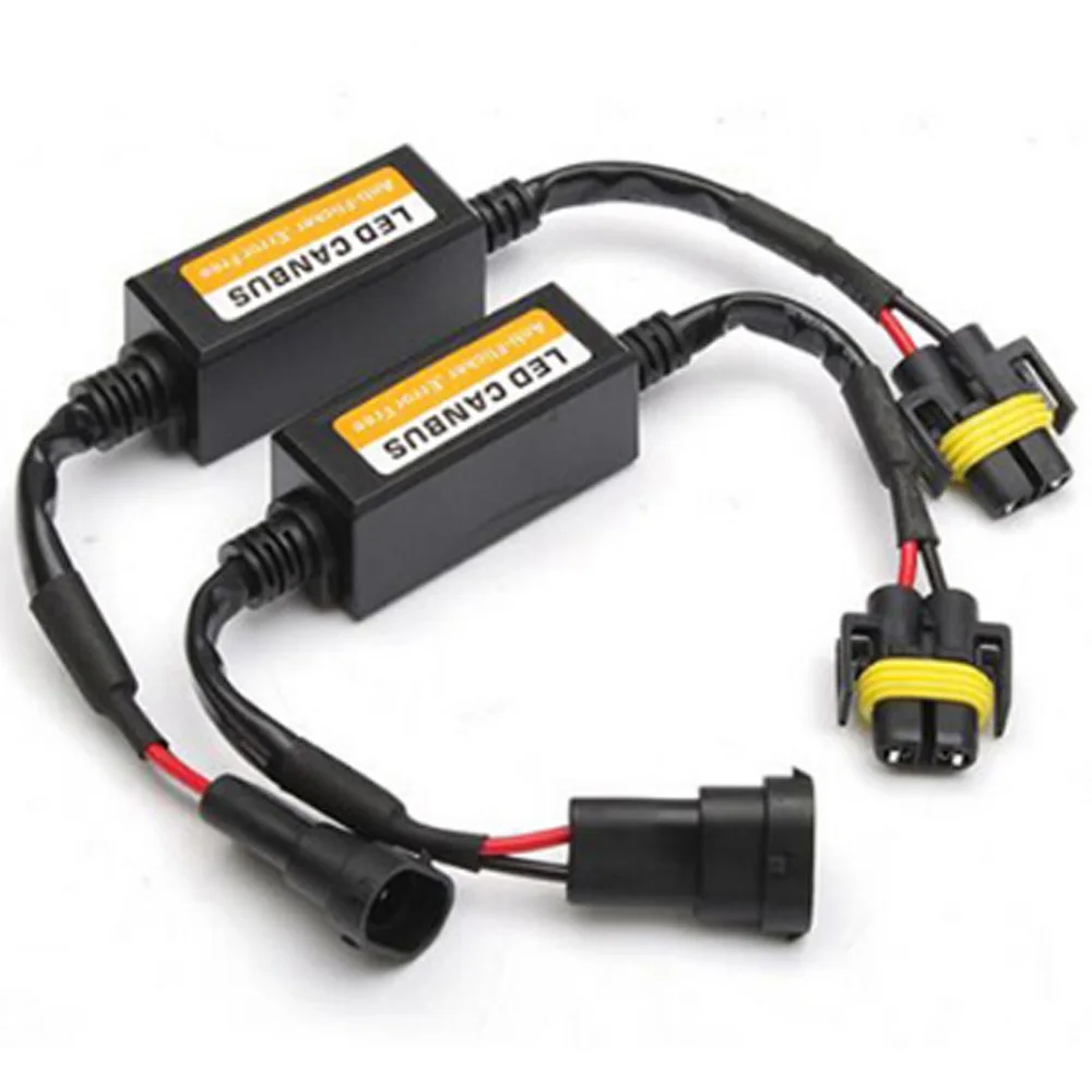 1 пара H3/H4/H7/H8/H11/H1/HB3(9005)/HB4(9006) адаптер жгута проводов Canbus светодиодный