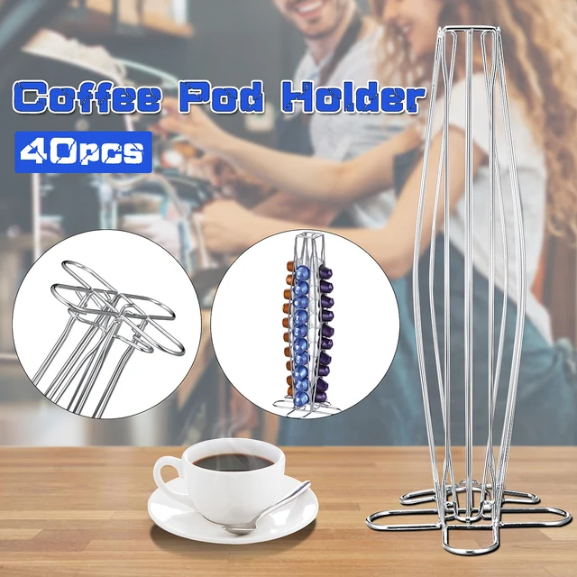 Best Offers 40 Pod Portable Iron Plating Coffee Capsule Holder Rotary Storage Stand Chrome Tower Mount Rack Coffee Shelves Coffee Pots Best Offers 40 Pod Portable Iron Plating Coffee Capsule Holder Rotary Storage Stand Chrome Tower Mount Rack Coffee Shelves Coffee Pots
