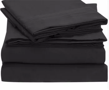 

Bed Sheet Set - Brushed Microfiber 1800 Bedding - Wrinkle, Fade, Stain Resistant - Hypoallergenic - 4 Piece