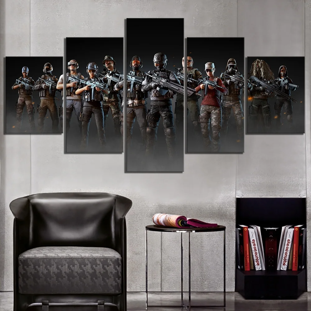 5 piece Canvas Art Tom Clancy's Ghost Recon Wildlands Game Poster Wall Paintings for Home Decor | Дом и сад