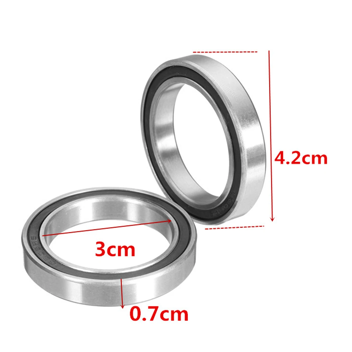 2Pcs 6806 Ceramics Bearing Bicycle Bottom Bracket Mountain Road Bike Fit For Sram Rotor BB30/PF30/BB 386/BB Right Bracket 2Pcs 6806 Ceramics Bearing Bicycle Bottom Bracket Mountain Road Bike Fit For Sram Rotor BB30/PF30/BB 386/BB Right Bracket