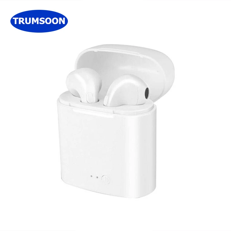 

Trumsoon Bluetooth 5.0 TWS Wireless Earphone Mini Stereo Earbud Portable Earphones with Charging Box and Mic for Smart Phones
