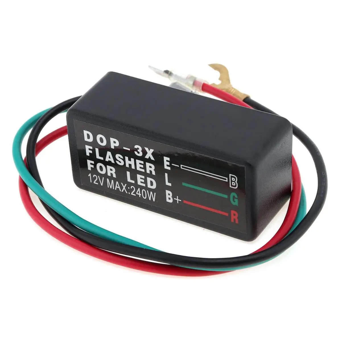 

DC 12V DOP-3X LED Turn Signal Light Flasher Blinker Relay Flash Strobe Controller Flasher Module for Car / Motorcycle / ATV