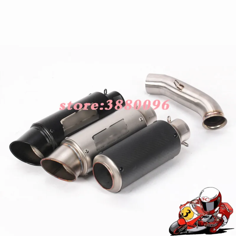 

Motorcycle Full Exhaust System Slip on For Duke 125 250 390 RC390 2017 2018 Exhaust Muffler Pipe