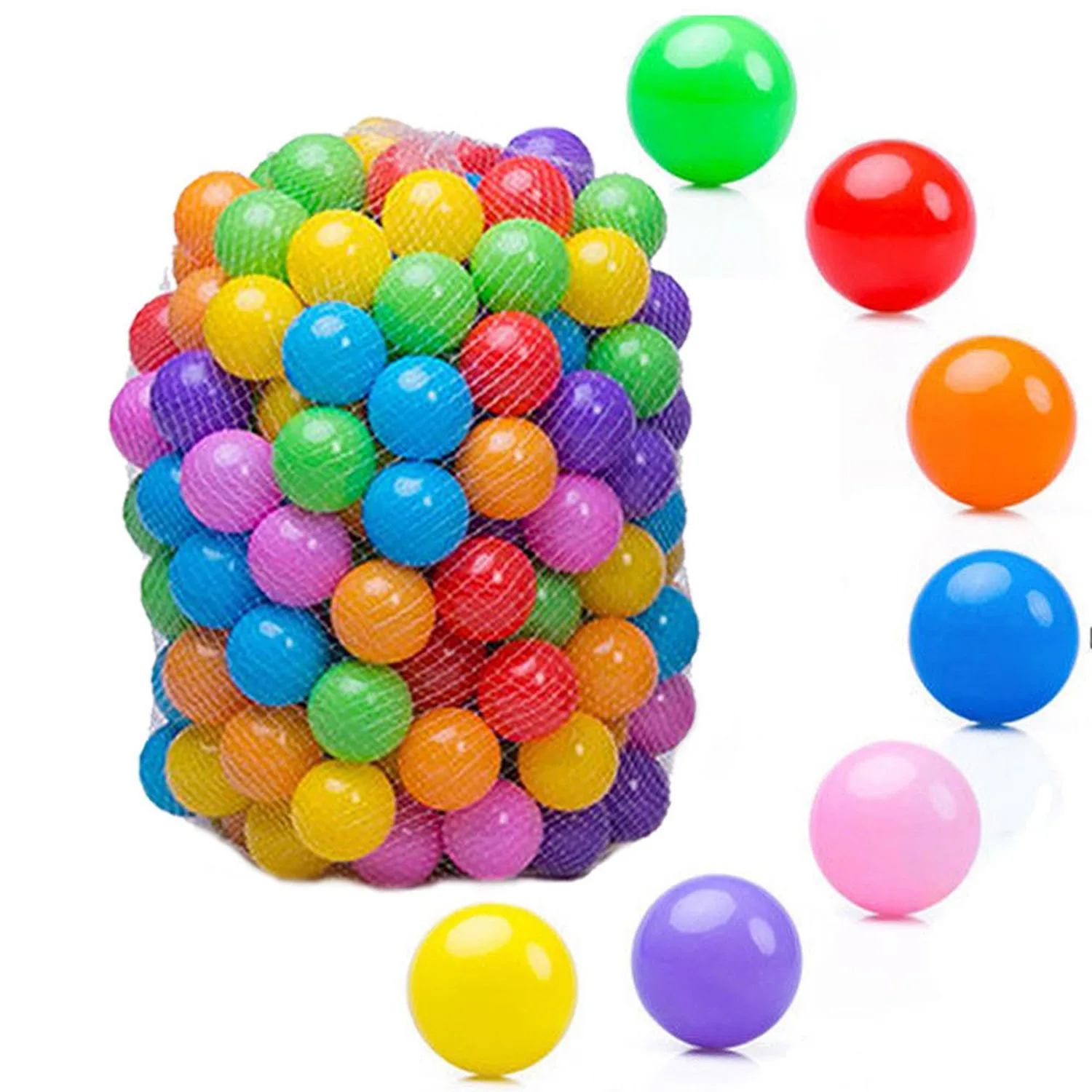 100 шт красочный мяч мягкий бассейн с шариками забавные детские игрушки бассейн