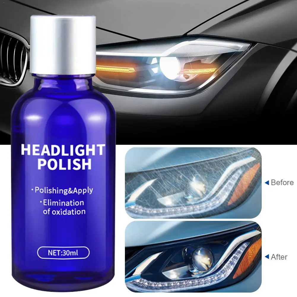 

Car Lamp Headlights Repair Agent Plating Repair Kit Scratch Oxidation Polishing Coating Liquid Repair Tool Set