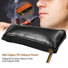 Кошелек для монет, кожаная сумка, портативный держатель, чехол, табачный, мини, прочный, на молнии, сумка для хранения, синтетическая кожа