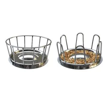 

2018 NEW 304 Stainless Steel Diameter Round Railing Shape Turtle Bowl Stainless Steel Turtle Food Dish Food-grade Reptile Feeder