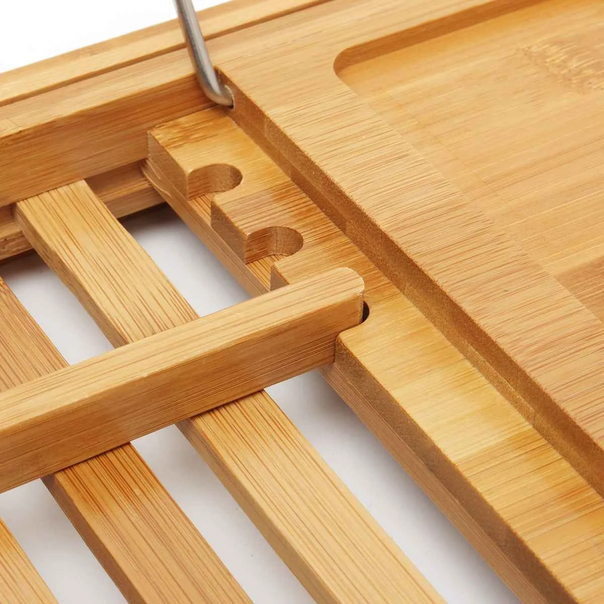 Adjustable Bathroom Shelf Bathtub Tray Shower Caddy Bamboo Bath Tub Rack Wine Books Holder Storage Organization Accessories