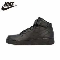 Nike Air Force AF1 оригинальный официальный дышащая Для Мужчин's Скейтбординг обувь спортивная, кроссовки Classique высоких дышащие ботинки с плоской