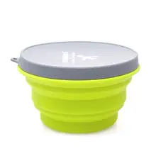 Открытый Портативный Силиконовый безопасный Пикник поездки складная чаша чашки