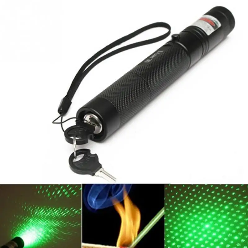 

Green Laser Pointer Laser Flash Light G303 Green Power Waterproof IPX67 Pointer Star Cap Gazing Pen 2 in 1 Beam Light Lazers