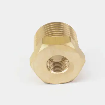 

Brass 1/2" BSPT Male x 1/8" NPT Adapter Brass Pipe Bushing Fitting Coupler Connector Adapter Pipe Fitting