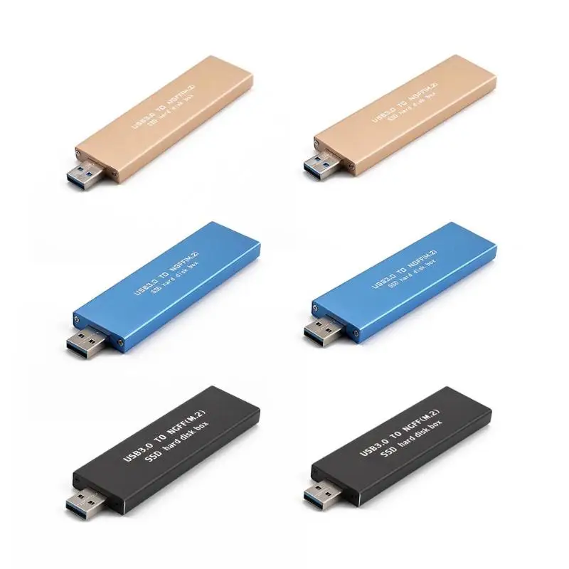

VAKIND USB3.0 to M.2 NGFF High Speed 120/240gb Colorful SSD Mobile SATA Solid Sate Haard Drive Disk