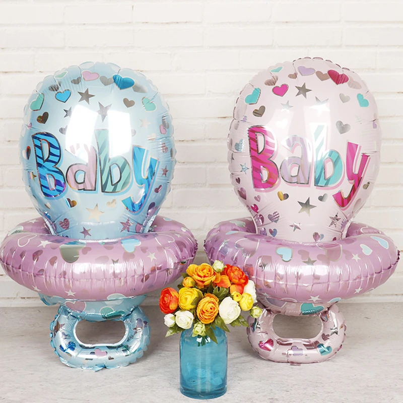 Grand Ballon En Aluminium Pour Bebe 85x48cm 1 Ensemble Rose Bleu Pour Fille Et Garcon Decorations De Fete D Anniversaire Jouets Pour Fete Prenatale Aliexpress