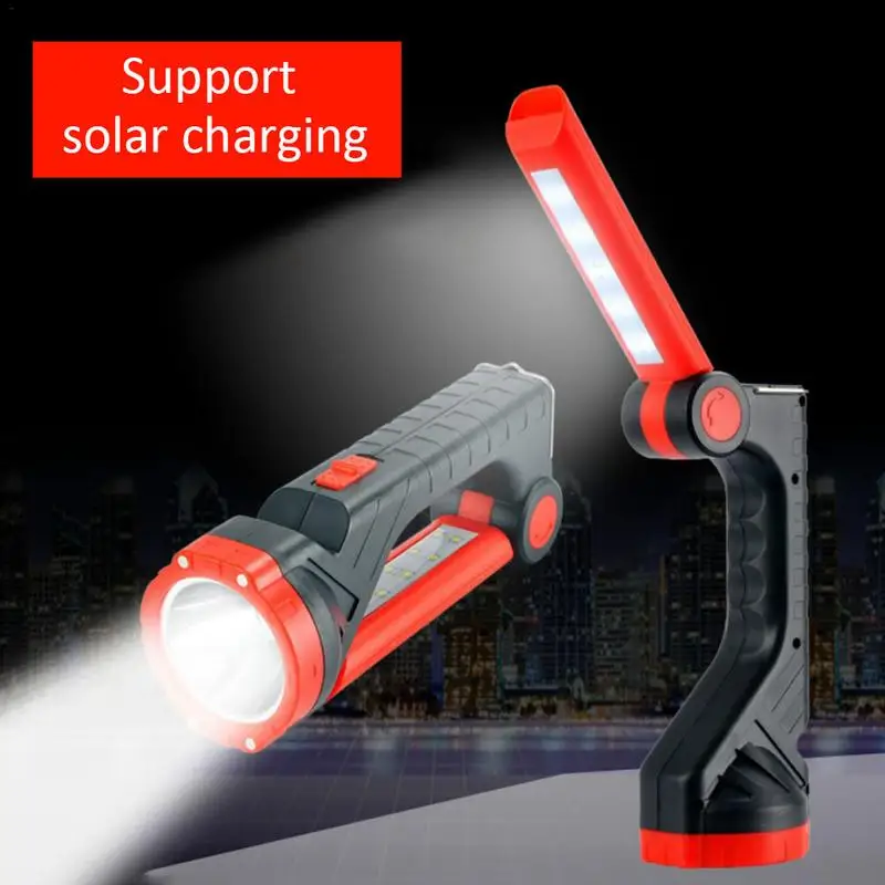 

Glare Flashlight 3W Concentrating Outdoor Home Multi-Function Led Light Solar Charging Desk Lamp