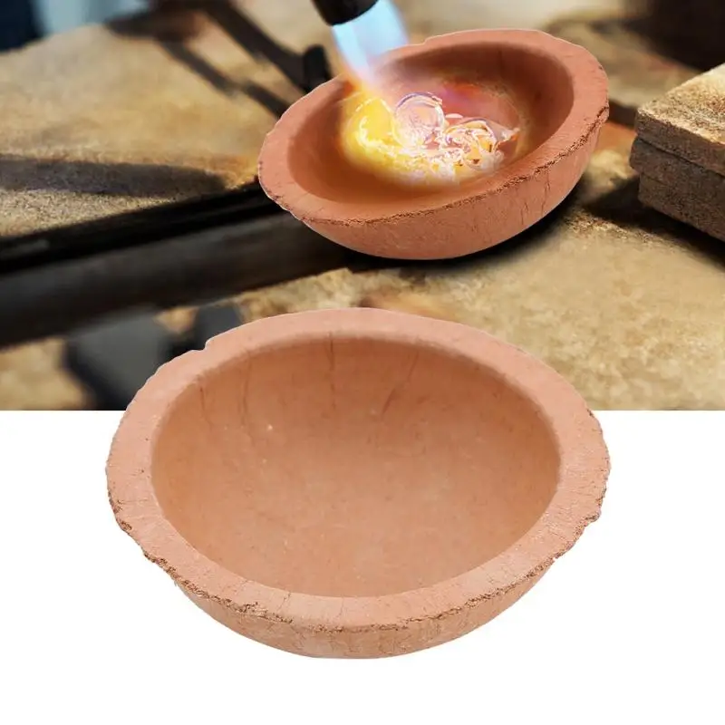 

high heat resistance Jewelry Melting Making Equipment Tools Quartz Bowl Melting Crucible for Platinum Silver Gold Tool