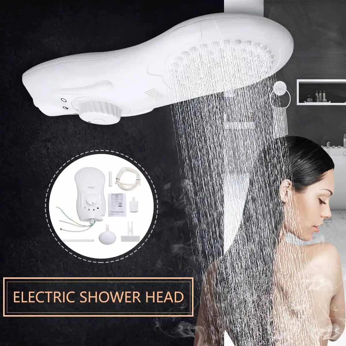 6500 W 110 V/220 V электрические обогреватели Насадки для душа мгновенный Электрический проточный водонагреватель для обогреватель для ванной