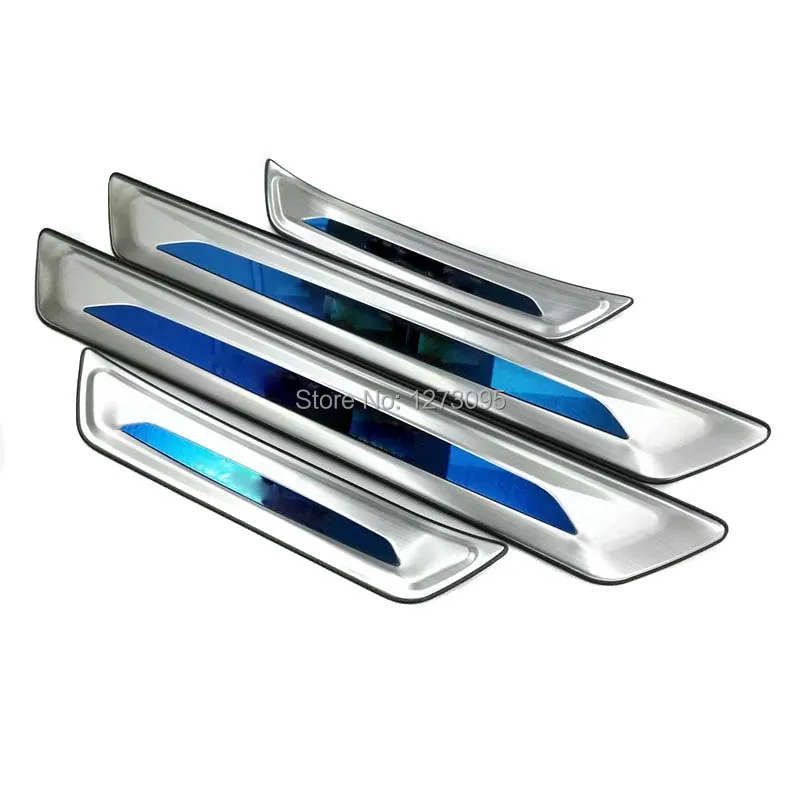

For 2018 BMW 1 Series Stainless Door Sill Scuff Plate Protector Trim Kick Guard Pedal Step Sticker Cover Car Styling Accessories