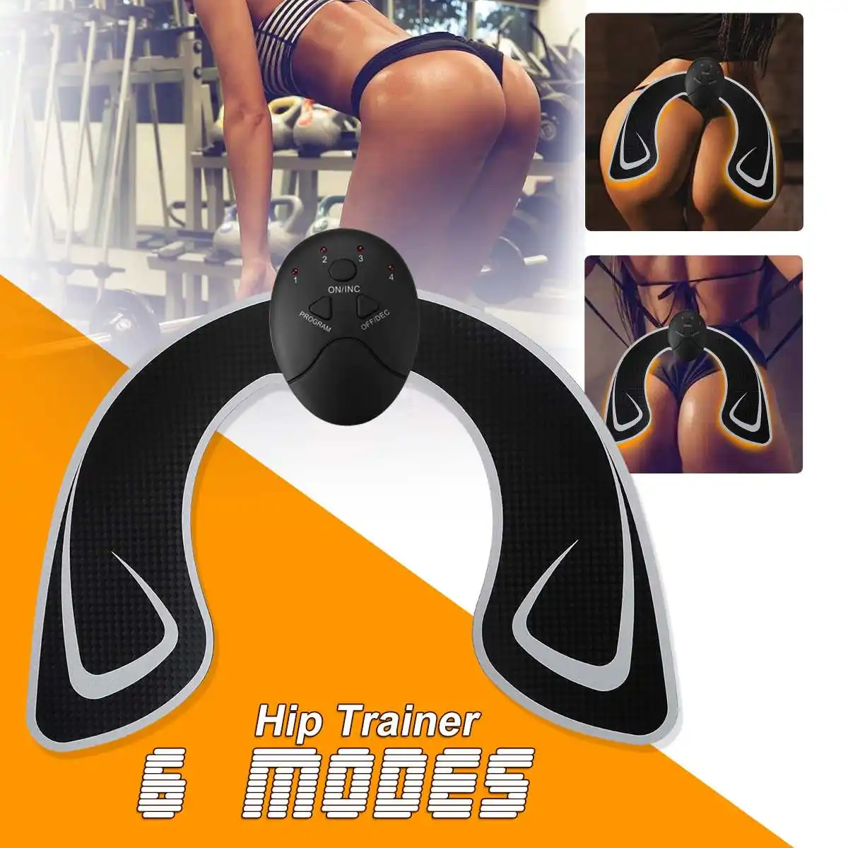 

2019 Hip Muscle Trainer Buttocks LiftPush Up Beauty Bikini Stimulator Enhance Machine Electric Muscle Trainer