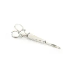 Жизнь креативный подарок Серебряная Заколка-аксессуар для женщин банкетные волосы повседневные волосы Золотая Праздничная заколка Свадебные ножницы