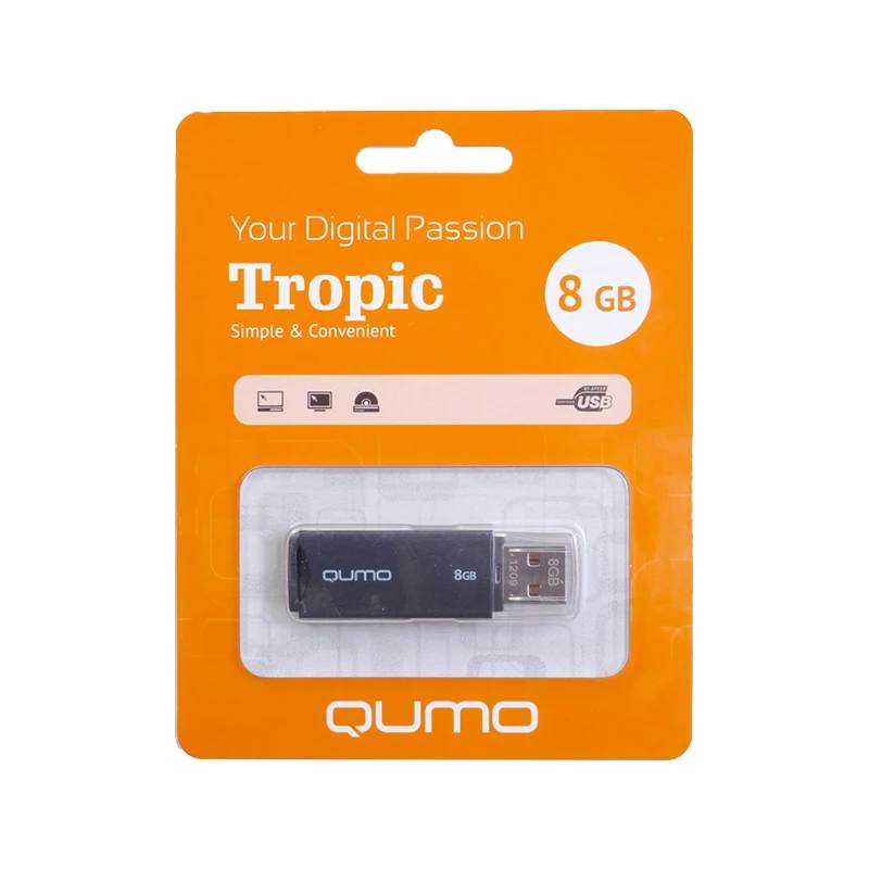 Накопитель QUMO 18478 8GB USB 2.0 | Компьютеры и офис