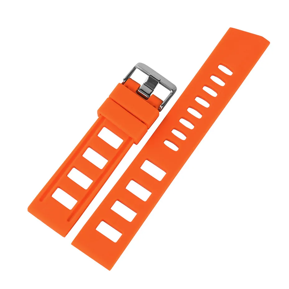 

Fashion 22 mm Width Watch Band Waterproof Silicone Wrist Watch Straps Replacements Item for Watches