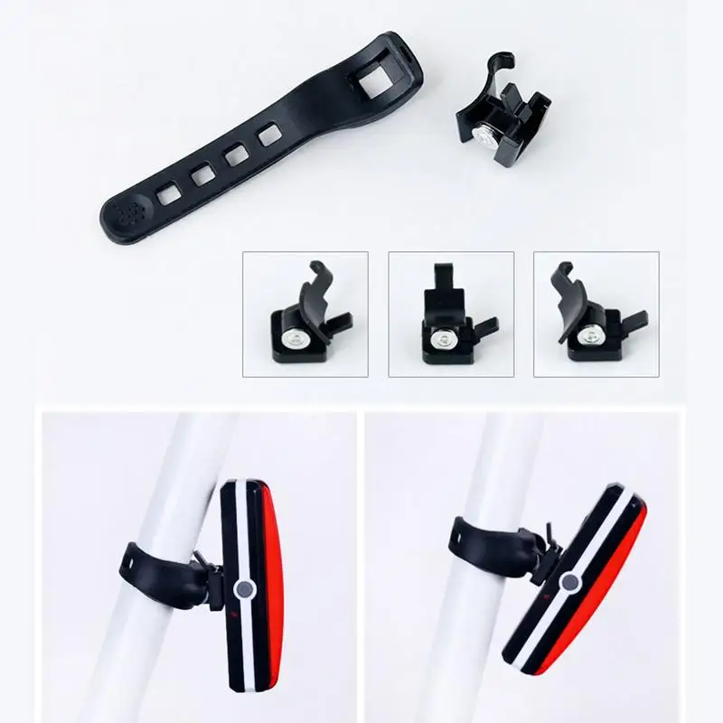 Clearance Night Cycling Taillight USB Charging Mountain Bike COB Safety Warning Lamp Camping Lantern Bicycle Accessories 3
