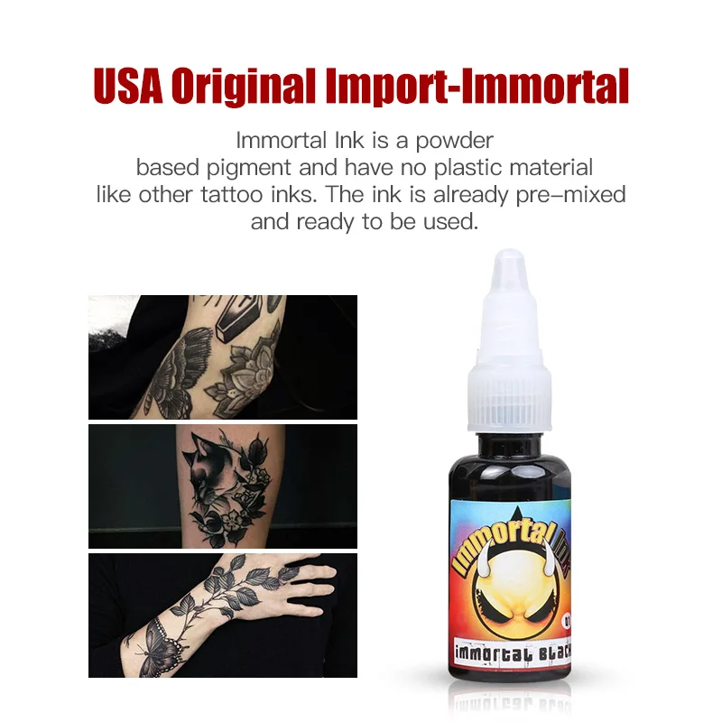 High QualityTattoo Ink 1 PACK Black Color 0.5oz Bottles Color Ink