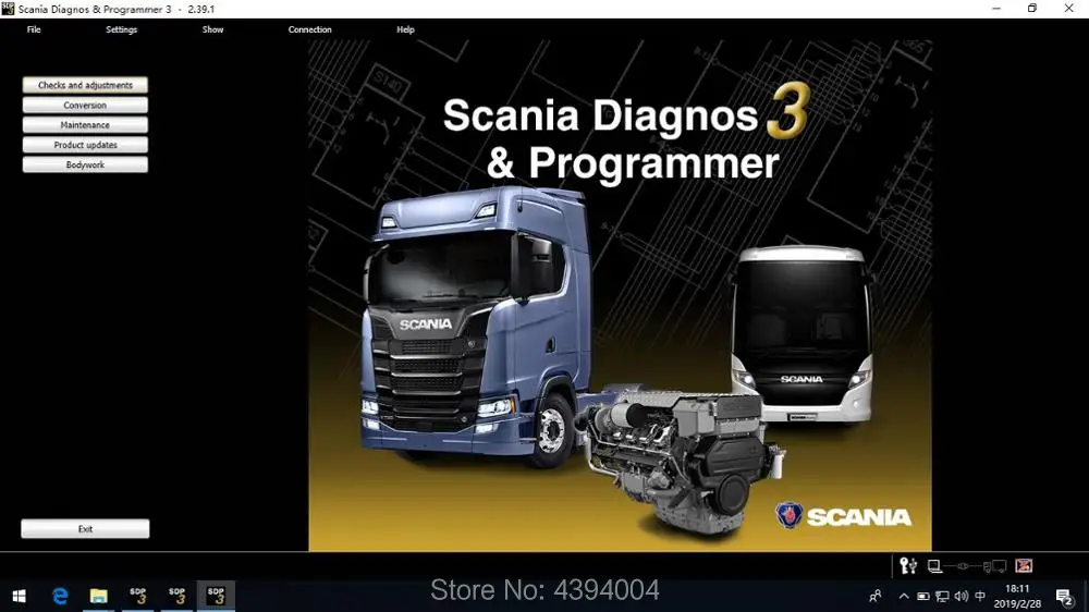 2019 высокое качество VCI 2 VCI2 сканер диагностический инструмент с SDP3 v2.39 и