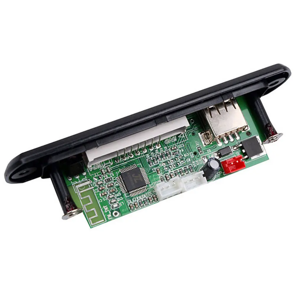 Автомобильный USB Bluetooth MP3 WMA FM AUX декодер 7 12 В плата аудиомодуля поддержка TF SD карты