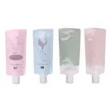 2 шт./Set90ml портативный пустой мешок бутылки для лосьона шампунь для душа ванной дорожный контейнер выдавливаемая пустая бутылка