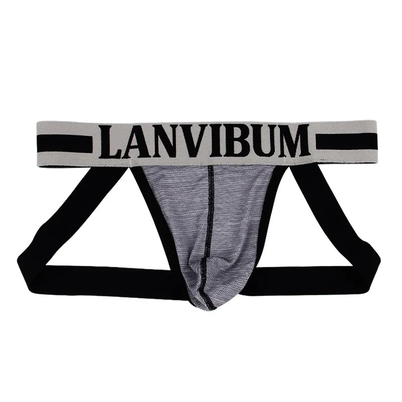 Lanvibum пикантные Для мужчин нижнее бельё для девочек сетчатый бандаж строка Homme