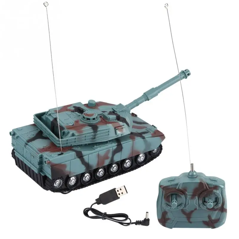 

Electric Radio Remote Control Tank Vehicle Turret 360 Manually Rotation Music Story Light Toy RC Tank Electronic Toys for Boys