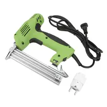 Высокопрочный Электрический гвоздезабиватель для ногтей ручной инструмент для накладки ногтей обработка древесины для мебели CN Plug(с адаптером штепсельной вилки ЕС