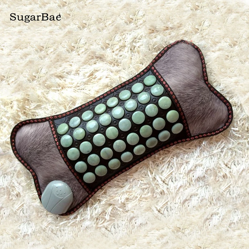

Natural Tourmaline Jade Heat Cushion Physical Therapy Health Care Pillow