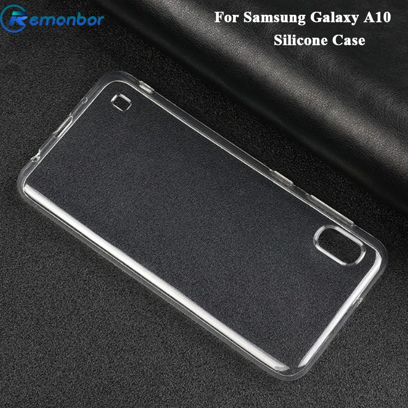 

Remanbor For Samsung Galaxy A10 Transparent Silicone Case Soft Back TPU Cover Replacement For Samsung Galaxy A10 Protective Case
