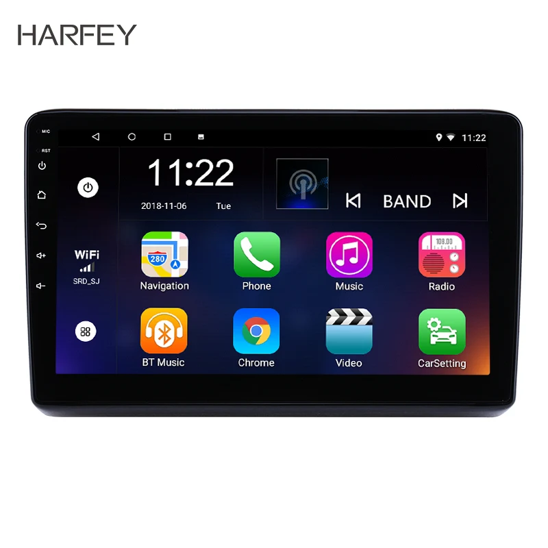 

Harfey GPS Car 10.1" HD Navi Android 10.0 Radio Head Unit for 2014 Honda Vezel XRV Touchscreen 2Din AutoStereo Multimedia Player