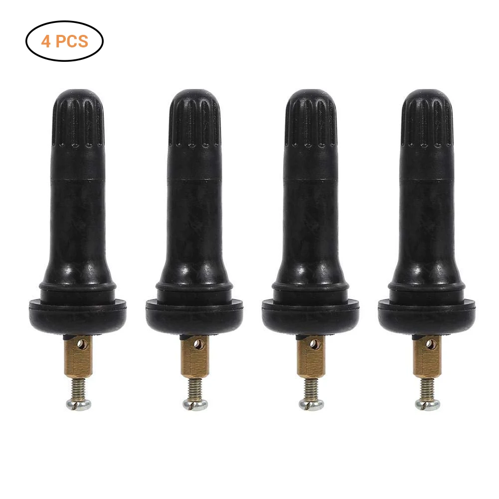 

4Pcs TPMS Stable Performance And High Reliability Tire Pressure Monitoring System Anti-Explosion Snap In Tire ValvStems