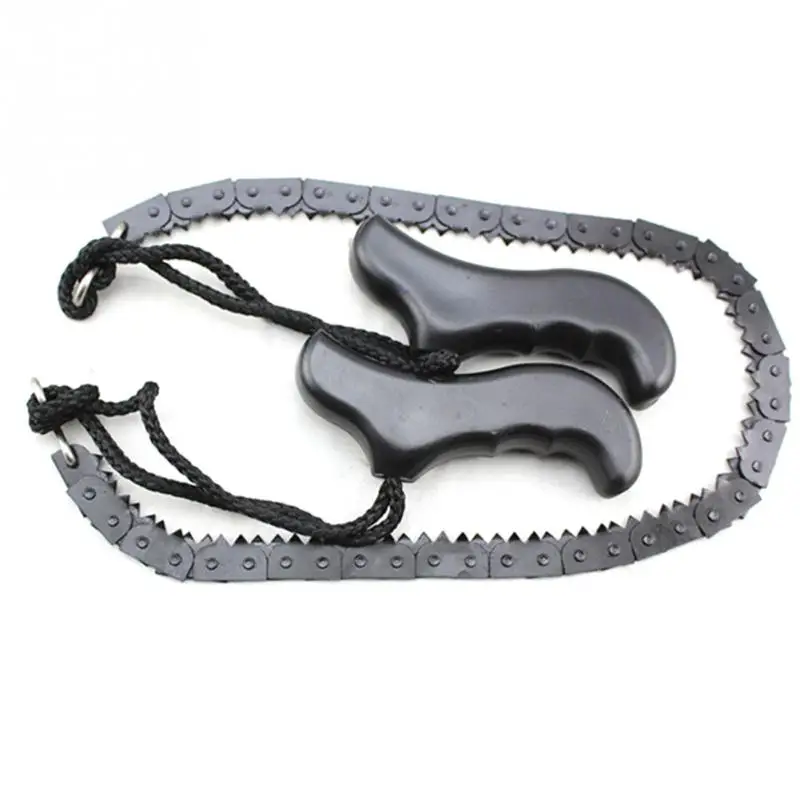 480mm(18.9'') Heavy duty Manganese Survival Wire Saw Camp Hike Outdoor Cut Cutter Fretsaw Bushcraft Wood Forest Hunt Fish Tool