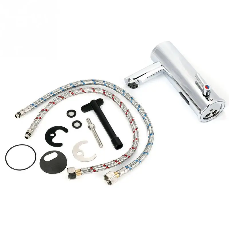 Кран для раковины водопроводный медный Автоматический Инфракрасный датчик